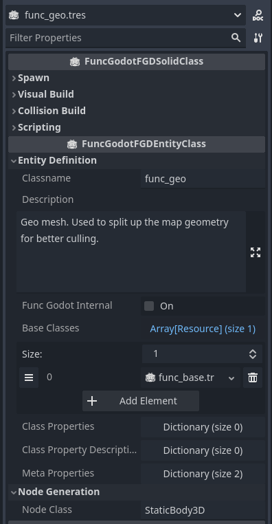 FuncGeo Solid Class